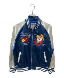 CAPTAIN SANTA（キャプテンサンタ）の古着「サテンスカジャン」｜ブルー