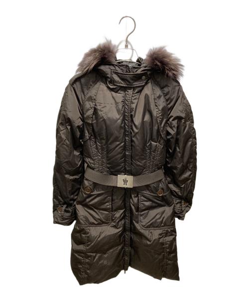 MONCLER（モンクレール）MONCLER (モンクレール) ダウンコート ブラウンの古着・服飾アイテム