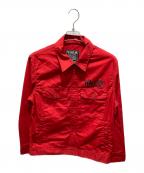 Hysteric Glamourヒステリックグラマー）の古着「SMOKING GIRL ワークジャケット」｜レッド