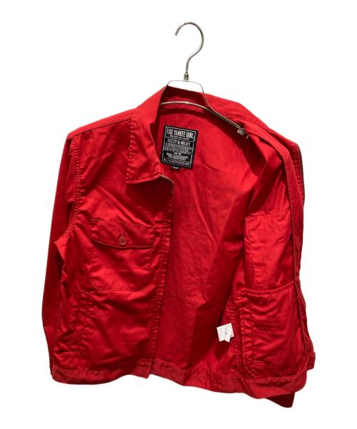 Hysteric Glamour（ヒステリックグラマー）Hysteric Glamour (ヒステリックグラマー) SMOKING GIRL ワークジャケット レッド サイズ:Sの古着・服飾アイテム