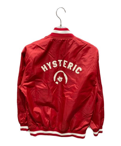 Hysteric Glamour（ヒステリックグラマー）Hysteric Glamour (ヒステリックグラマー) CIRCLE-HEAD-LOGO pt スタジャン レッド サイズ:Sの古着・服飾アイテム