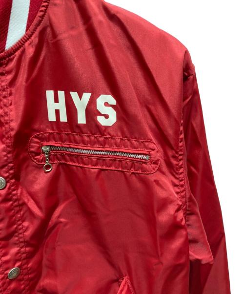 Hysteric Glamour（ヒステリックグラマー）Hysteric Glamour (ヒステリックグラマー) CIRCLE-HEAD-LOGO pt スタジャン レッド サイズ:Sの古着・服飾アイテム