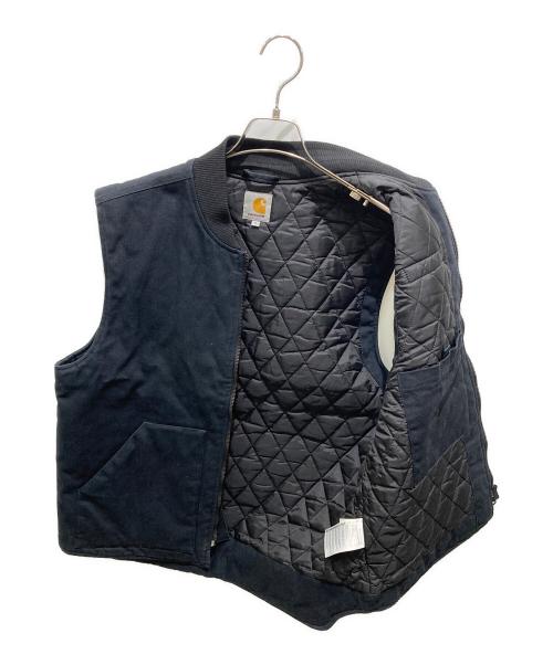 CarHartt（カーハート）CarHartt (カーハート) ダックベスト ブラック サイズ:XLの古着・服飾アイテム