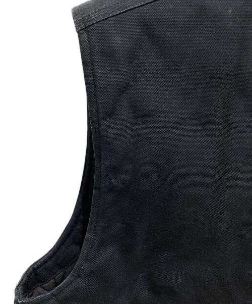 CarHartt（カーハート）CarHartt (カーハート) ダックベスト ブラック サイズ:XLの古着・服飾アイテム