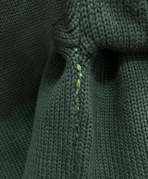 stussy（ステューシー）stussy (ステューシー) CURLY Sロゴニット グリーン サイズ:Lの古着・服飾アイテム