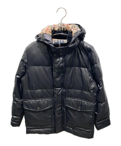 BURBERRY LONDON（バーバリーロンドン）BURBERRY LONDON (バーバリーロンドン) 裏ノヴァチェックダウンジャケット ブラック サイズ:140の古着・服飾アイテム
