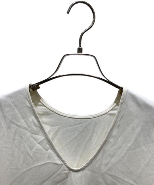 CLANE（クラネ）CLANE (クラネ) ダブルフェイスフリンジトップス アイボリー サイズ:1の古着・服飾アイテム