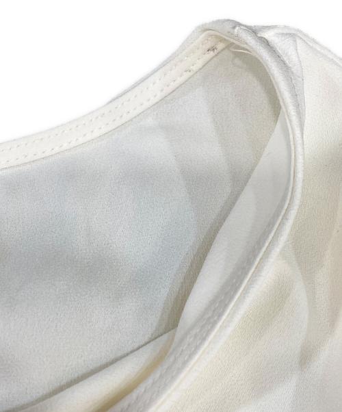 CLANE（クラネ）CLANE (クラネ) ダブルフェイスフリンジトップス アイボリー サイズ:1の古着・服飾アイテム