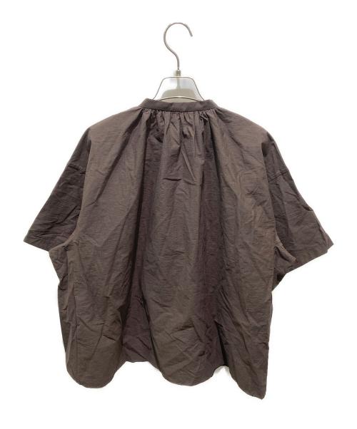 LOHEN（ローヘン）LOHEN (ローヘン) ボウタイブラウス ブラウン サイズ:Fの古着・服飾アイテム