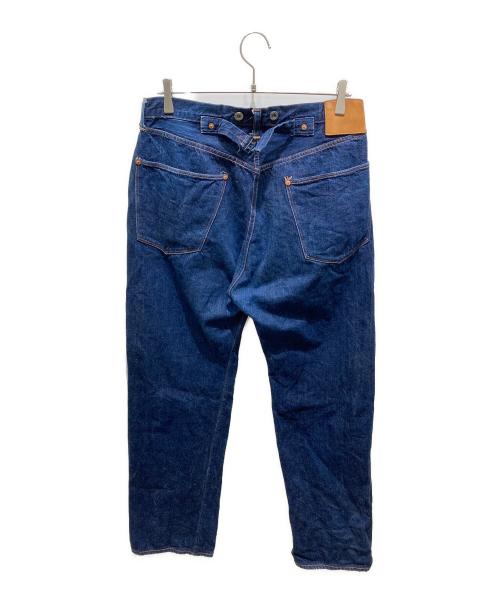 BOWERY BLUE MAKERS（バワリーブルーメーカーズ）BOWERY BLUE MAKERS (バワリーブルーメーカーズ) シンチバッグデニムパンツ ブルー サイズ:34の古着・服飾アイテム