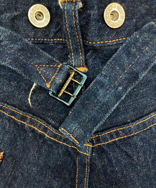 BOWERY BLUE MAKERS（バワリーブルーメーカーズ）BOWERY BLUE MAKERS (バワリーブルーメーカーズ) シンチバッグデニムパンツ ブルー サイズ:34の古着・服飾アイテム