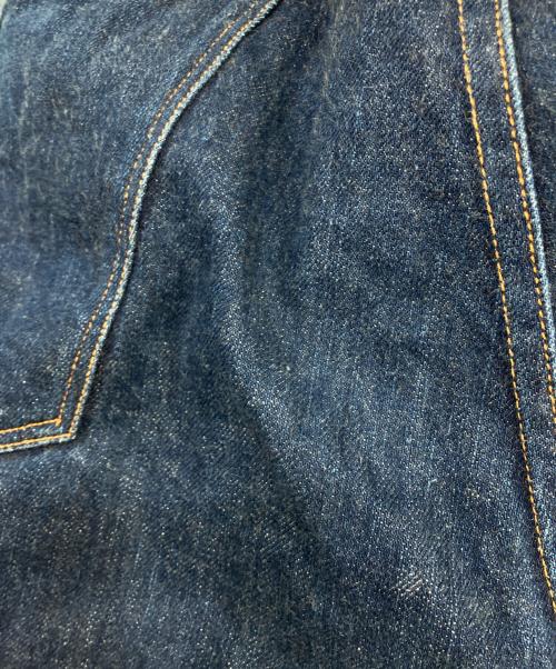 BOWERY BLUE MAKERS（バワリーブルーメーカーズ）BOWERY BLUE MAKERS (バワリーブルーメーカーズ) シンチバッグデニムパンツ ブルー サイズ:34の古着・服飾アイテム