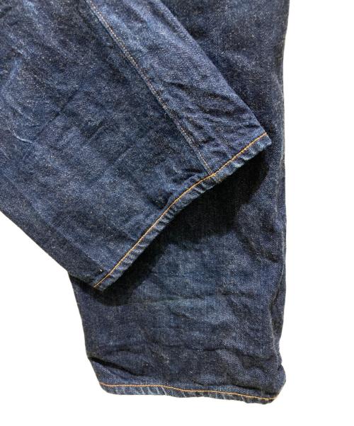 BOWERY BLUE MAKERS（バワリーブルーメーカーズ）BOWERY BLUE MAKERS (バワリーブルーメーカーズ) シンチバッグデニムパンツ ブルー サイズ:34の古着・服飾アイテム