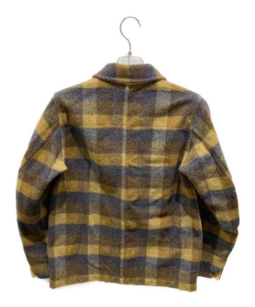 anachronorm（アナクロノーム）anachronorm (アナクロノーム) CPOチェックウールジャケット ブラウン サイズ:記載無しの為実寸参照の古着・服飾アイテム