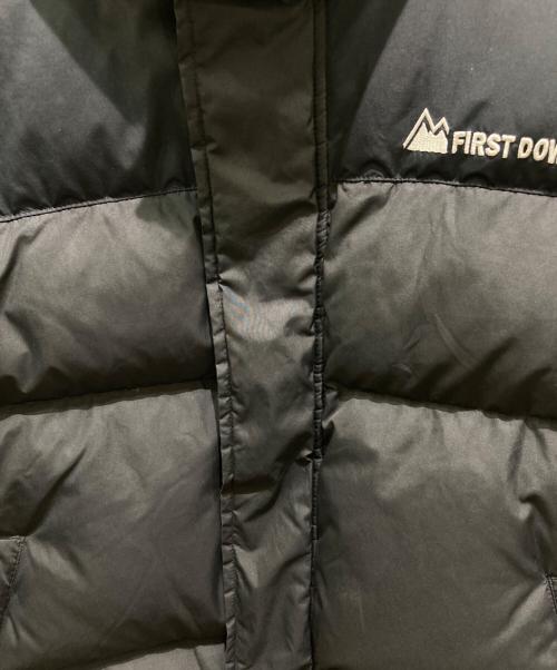 FIRST DOWN（ファーストダウン）FIRST DOWN (ファーストダウン) EMODA (エモダ) ダウンジャケット ブラック サイズ:Ｆの古着・服飾アイテム