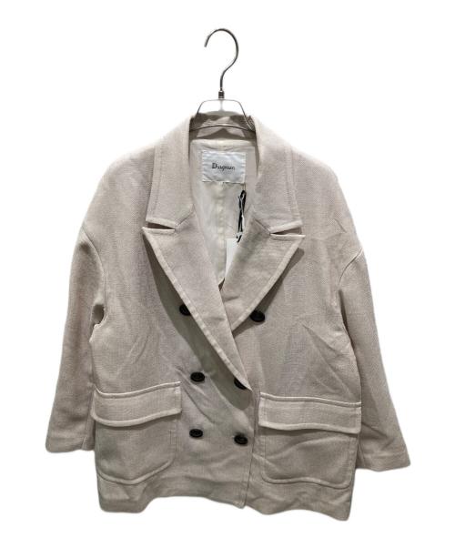 Diagram（ダイアグラム）Diagram (ダイアグラム) オーバーテーラードジャケット ベージュ サイズ:36の古着・服飾アイテム
