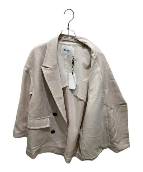 Diagram（ダイアグラム）Diagram (ダイアグラム) オーバーテーラードジャケット ベージュ サイズ:36の古着・服飾アイテム