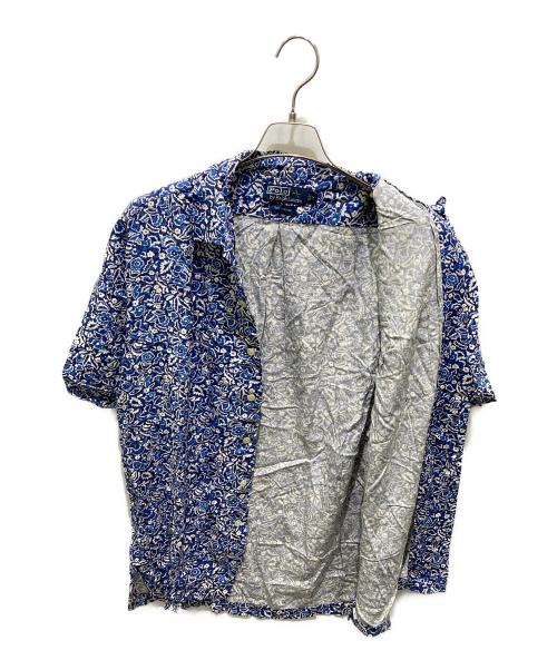 POLO RALPH LAUREN（ポロ・ラルフローレン）POLO RALPH LAUREN (ポロ・ラルフローレン) オープンカラーシャツ ブルー サイズ:Ｍの古着・服飾アイテム