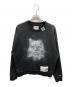 MIHARA YASUHIRO（ミハラヤスヒロ）の古着「Cat Printed Sweatshirt」｜ブラック