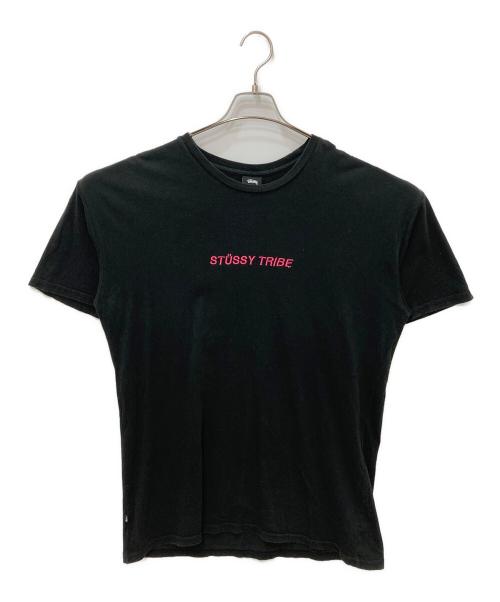stussy（ステューシー）stussy (ステューシー) 半袖カットソー ブラック サイズ:Lの古着・服飾アイテム