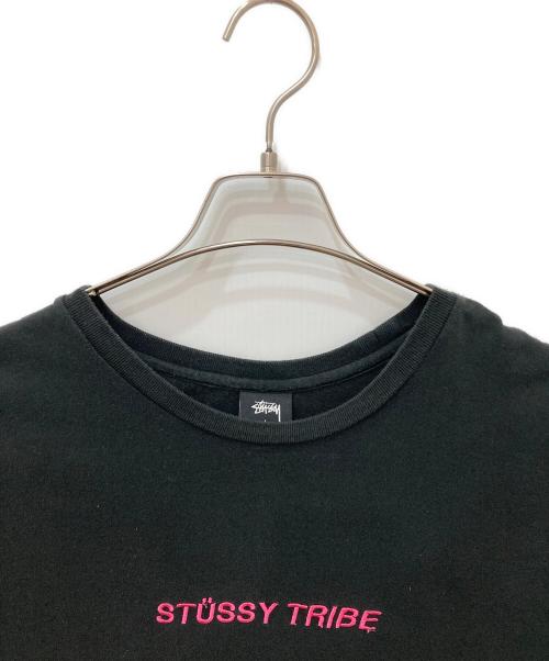stussy（ステューシー）stussy (ステューシー) 半袖カットソー ブラック サイズ:Lの古着・服飾アイテム