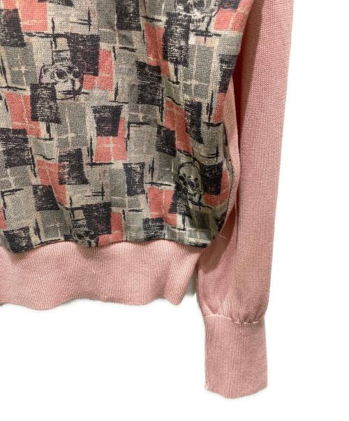 hysterics（ヒステリックス）hysterics (ヒステリックス) 切替ニット ピンク サイズ:FREEの古着・服飾アイテム