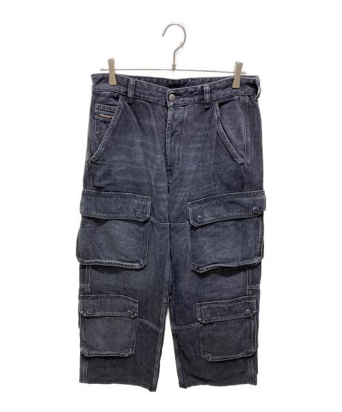 DIESEL（ディーゼル）DIESEL (ディーゼル) D-TOUCH-CARGO ネイビー サイズ:28の古着・服飾アイテム