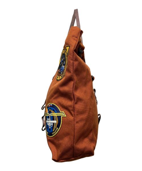 Epperson Mountaineering（エパーソンマウンテニアリング）Epperson Mountaineering (エパーソンマウンテニアリング) ワッペントートバッグ ブラウンの古着・服飾アイテム