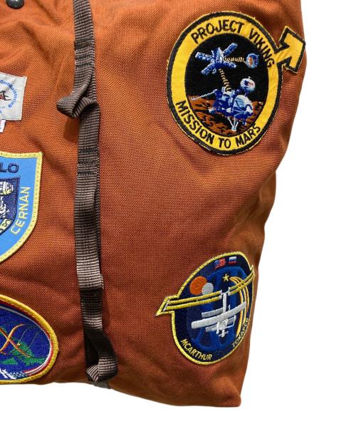 Epperson Mountaineering（エパーソンマウンテニアリング）Epperson Mountaineering (エパーソンマウンテニアリング) ワッペントートバッグ ブラウンの古着・服飾アイテム