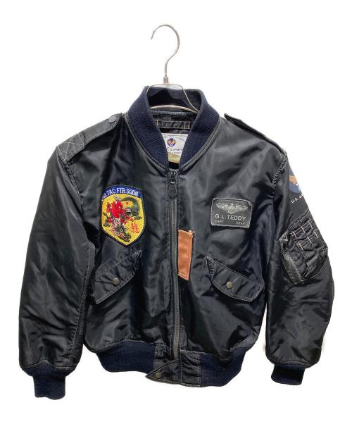 TED COMPANY（テッドカンパニー）TED COMPANY (テッドカンパニー) L-2Bフライトジャケット ブラック サイズ:38の古着・服飾アイテム
