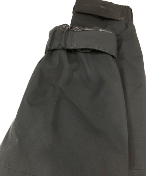 nano・universe（ナノ・ユニバース）nano・universe (ナノ・ユニバース) ハイブリッドフードステンカラーダウンコート ブラック サイズ:Lの古着・服飾アイテム