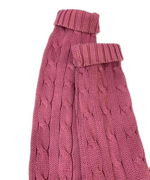 RALPH LAUREN（ラルフローレン）RALPH LAUREN (ラルフローレン) ケーブルニット ピンク サイズ:Ｓの古着・服飾アイテム