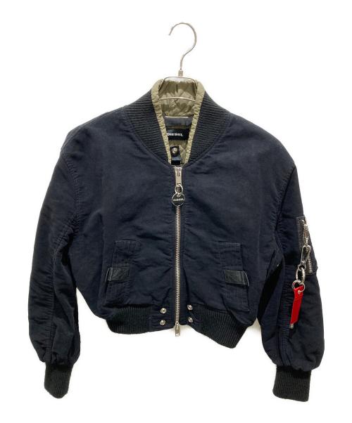 DIESEL（ディーゼル）DIESEL (ディーゼル) D-LESKYジップジャケット ブラック サイズ:Sの古着・服飾アイテム