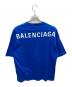 BALENCIAGA (バレンシアガ) バックロゴTシャツ ブルー サイズ:Ｓ：18000円