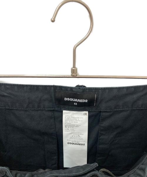 DSQUARED2（ディースクエアード）DSQUARED2 (ディースクエアード) テーパードパンツ ブラック サイズ:44の古着・服飾アイテム