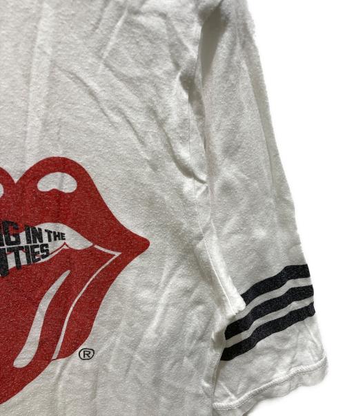 ROLLING STONES（ローリングストーンズ）ROLLING STONES (ローリングストーンズ) Hysteric Glamour (ヒステリックグラマー) 7分袖Tシャツ ホワイト サイズ:Ｓの古着・服飾アイテム