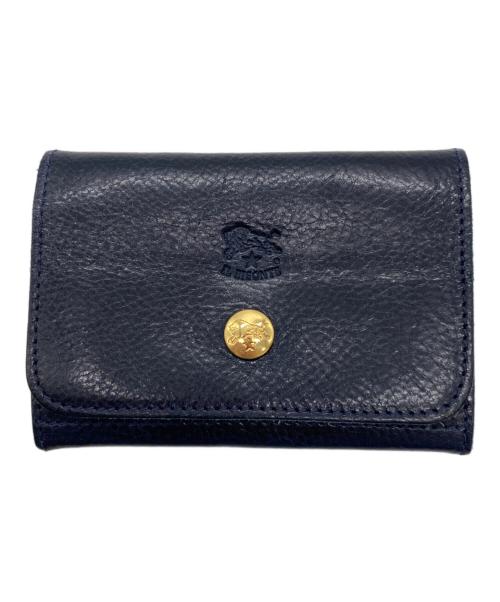 IL BISONTE（イル ビゾンテ）IL BISONTE (イル ビゾンテ) カードケース ネイビーの古着・服飾アイテム