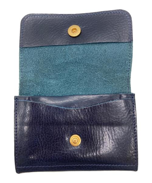 IL BISONTE（イル ビゾンテ）IL BISONTE (イル ビゾンテ) カードケース ネイビーの古着・服飾アイテム
