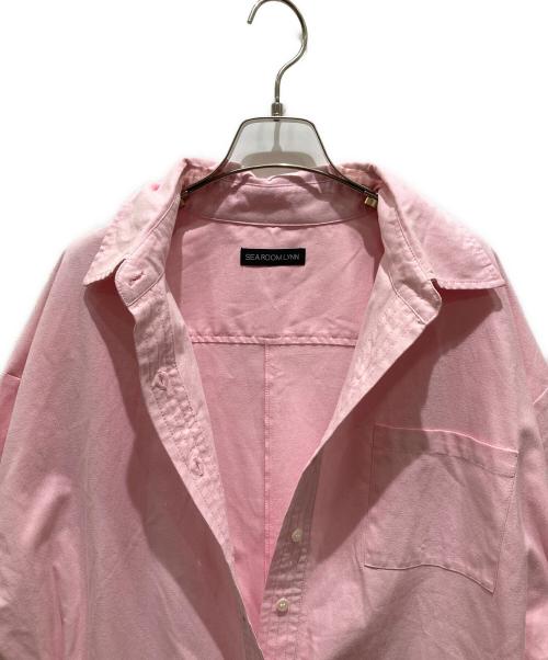 Sea Room lynn（シールームリン）Sea Room Lynn (シールームリン) OXFORDシャツロンパース ピンク サイズ:Ｍの古着・服飾アイテム