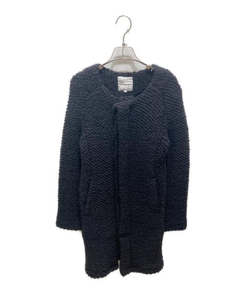 noir kei ninomiya（ノワール ケイ ニノミヤ）noir kei ninomiya (ノワール ケイ ニノミヤ) ニットコート ブラック サイズ:Sの古着・服飾アイテム