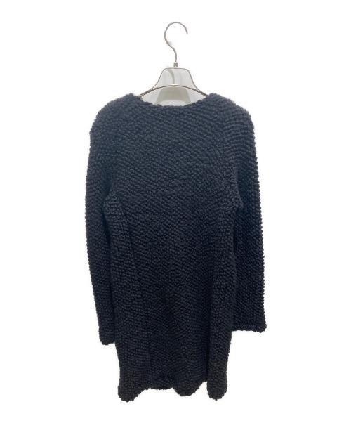 noir kei ninomiya（ノワール ケイ ニノミヤ）noir kei ninomiya (ノワール ケイ ニノミヤ) ニットコート ブラック サイズ:Sの古着・服飾アイテム