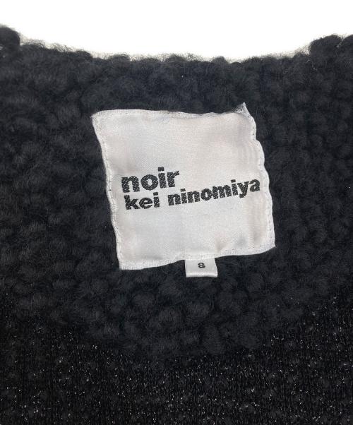 noir kei ninomiya（ノワール ケイ ニノミヤ）noir kei ninomiya (ノワール ケイ ニノミヤ) ニットコート ブラック サイズ:Sの古着・服飾アイテム