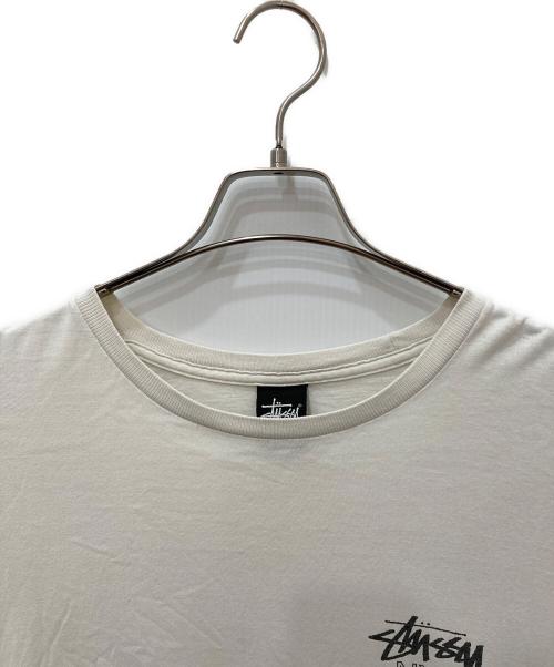 stussy（ステューシー）stussy (ステューシー) 半袖カットソー ホワイト サイズ:Lの古着・服飾アイテム