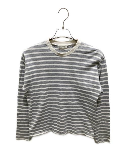 A BATHING APE（ア ベイシング エイプ）A BATHING APE (ア ベイシング エイプ) ロングスリーブカットソー グレー サイズ:Mの古着・服飾アイテム