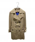 BLUE LABEL CRESTBRIDGEブルーレーベルクレストブリッジ）の古着「トレンチコート　55A10-400-42」｜ベージュ