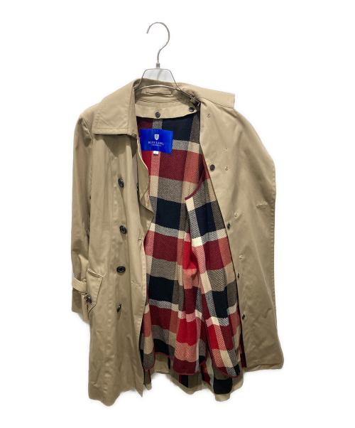 BLUE LABEL CRESTBRIDGE（ブルーレーベルクレストブリッジ）BLUE LABEL CRESTBRIDGE (ブルーレーベルクレストブリッジ) トレンチコート　55A10-400-42 ベージュ サイズ:38の古着・服飾アイテム