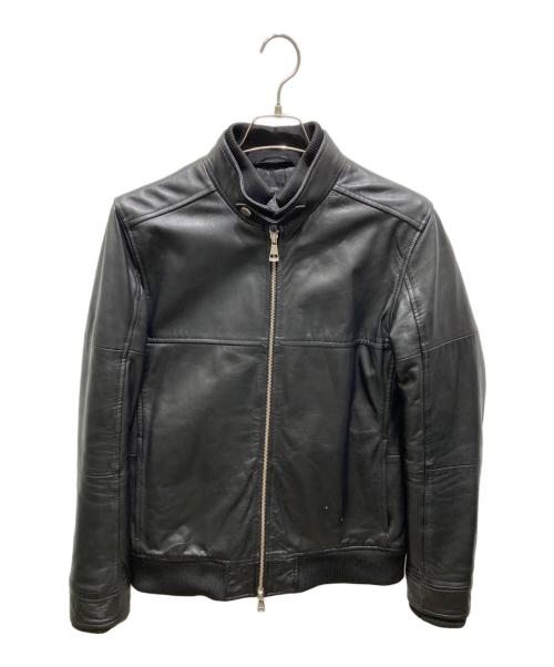 AKM（エーケーエム）AKM (エーケーエム) シープレザージャケット ブラック サイズ:Mの古着・服飾アイテム