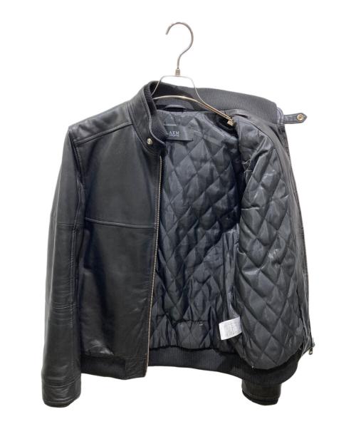 AKM（エーケーエム）AKM (エーケーエム) シープレザージャケット ブラック サイズ:Mの古着・服飾アイテム