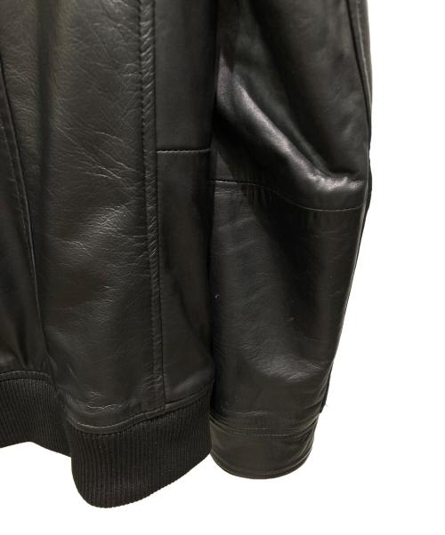 AKM（エーケーエム）AKM (エーケーエム) シープレザージャケット ブラック サイズ:Mの古着・服飾アイテム
