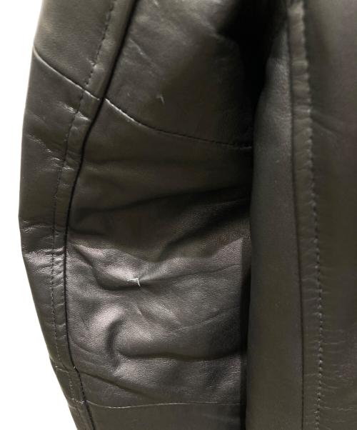 AKM（エーケーエム）AKM (エーケーエム) シープレザージャケット ブラック サイズ:Mの古着・服飾アイテム